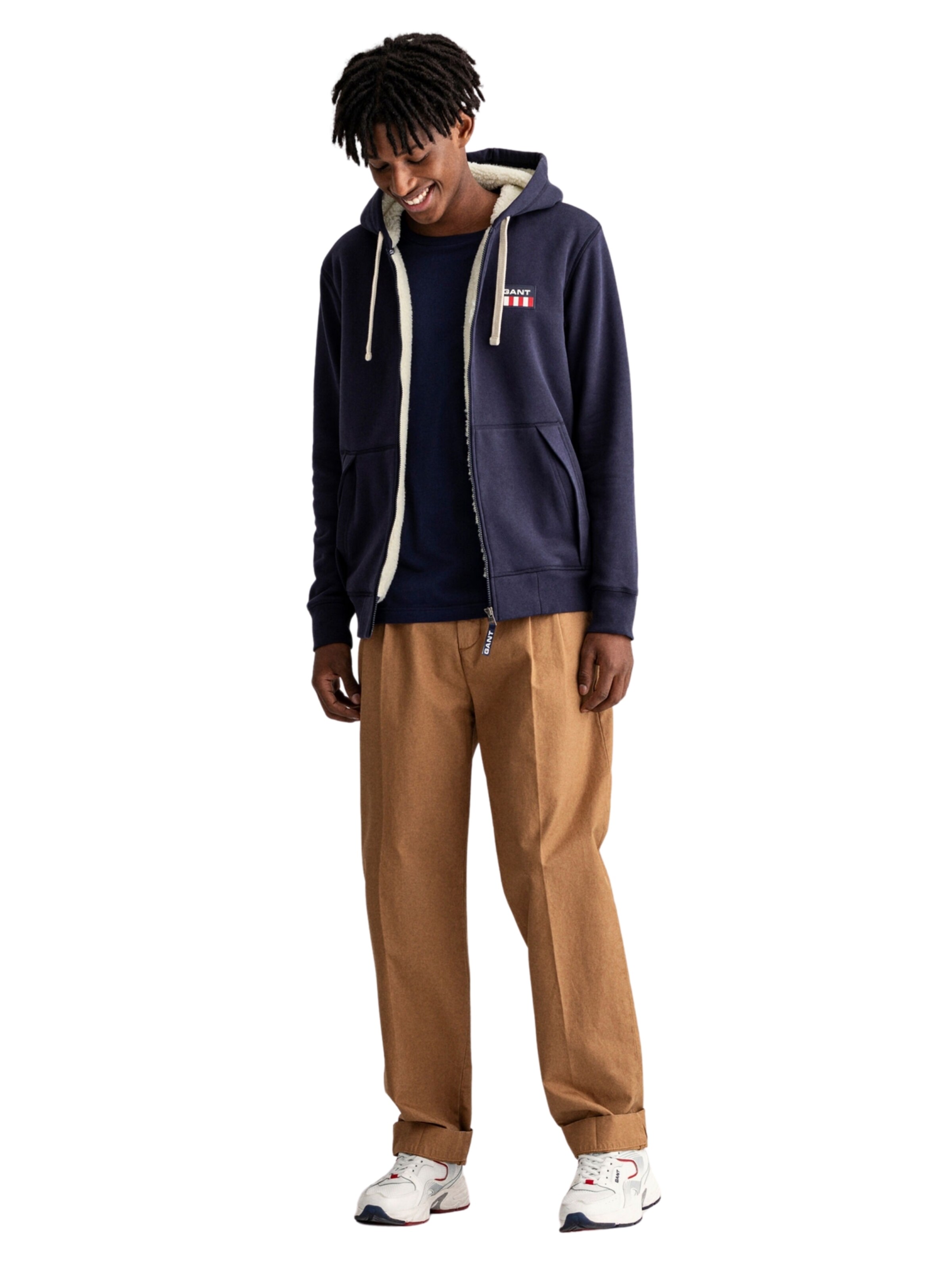 Veste de survêtement GANT en bleu