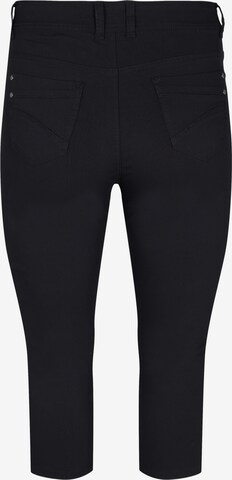 Zizzi Slim fit Trousers 'GRETHA' in Black