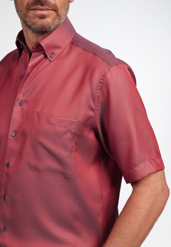 ETERNA Comfort fit Button Up Shirt in Red