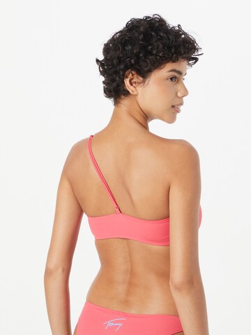 Tommy Jeans Bandeau Bikini Top in Pink