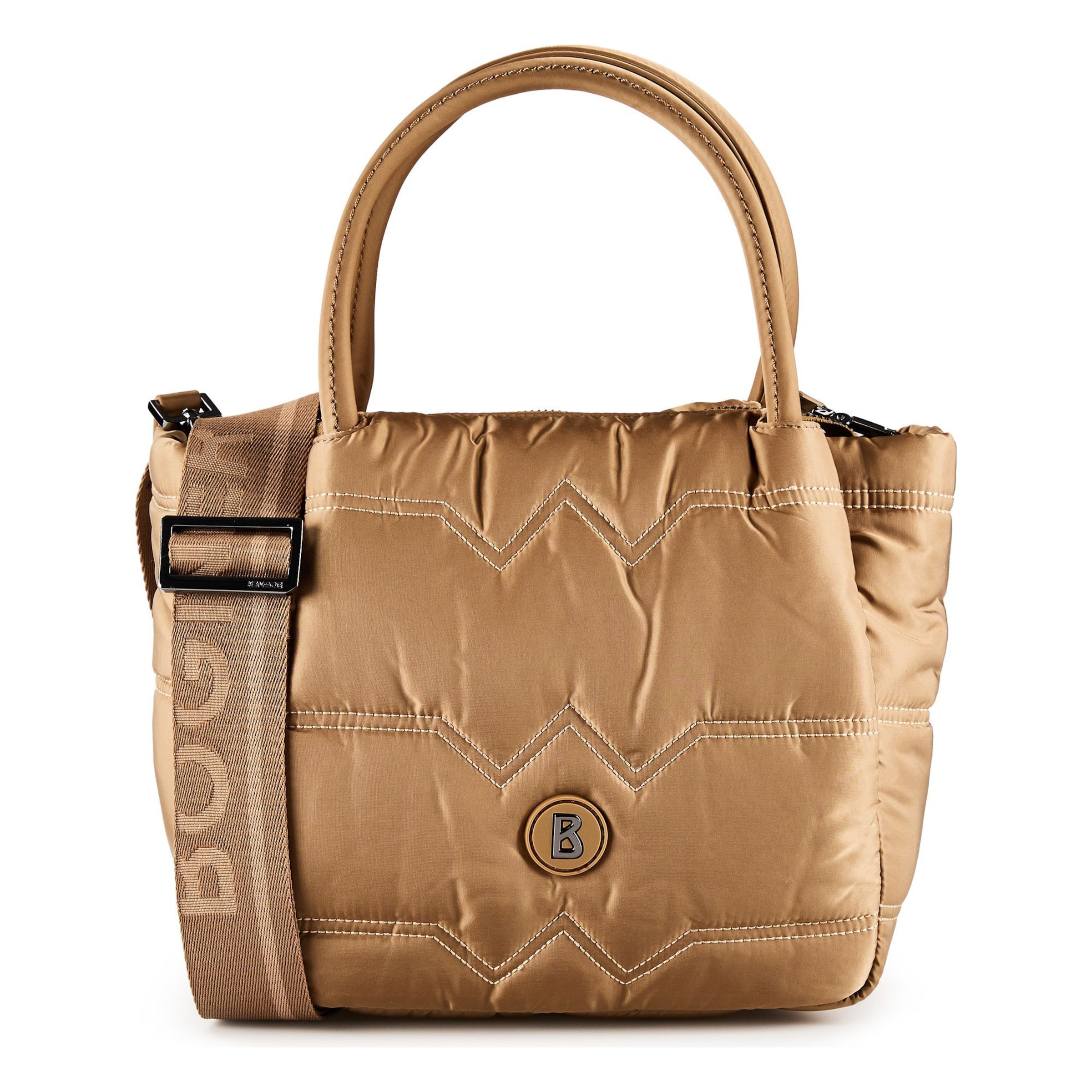 Borsa a mano 'Wallis' di BOGNER in giallo: frontale