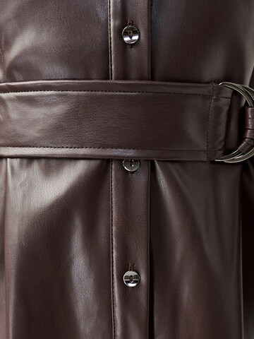 BWLDR - Vestido camisero 'MARSEILLE' en marrón