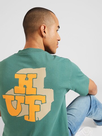 HUF - Camisa 'Morex' em verde