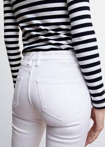 MANGO Skinny Jeans 'Isa' in White