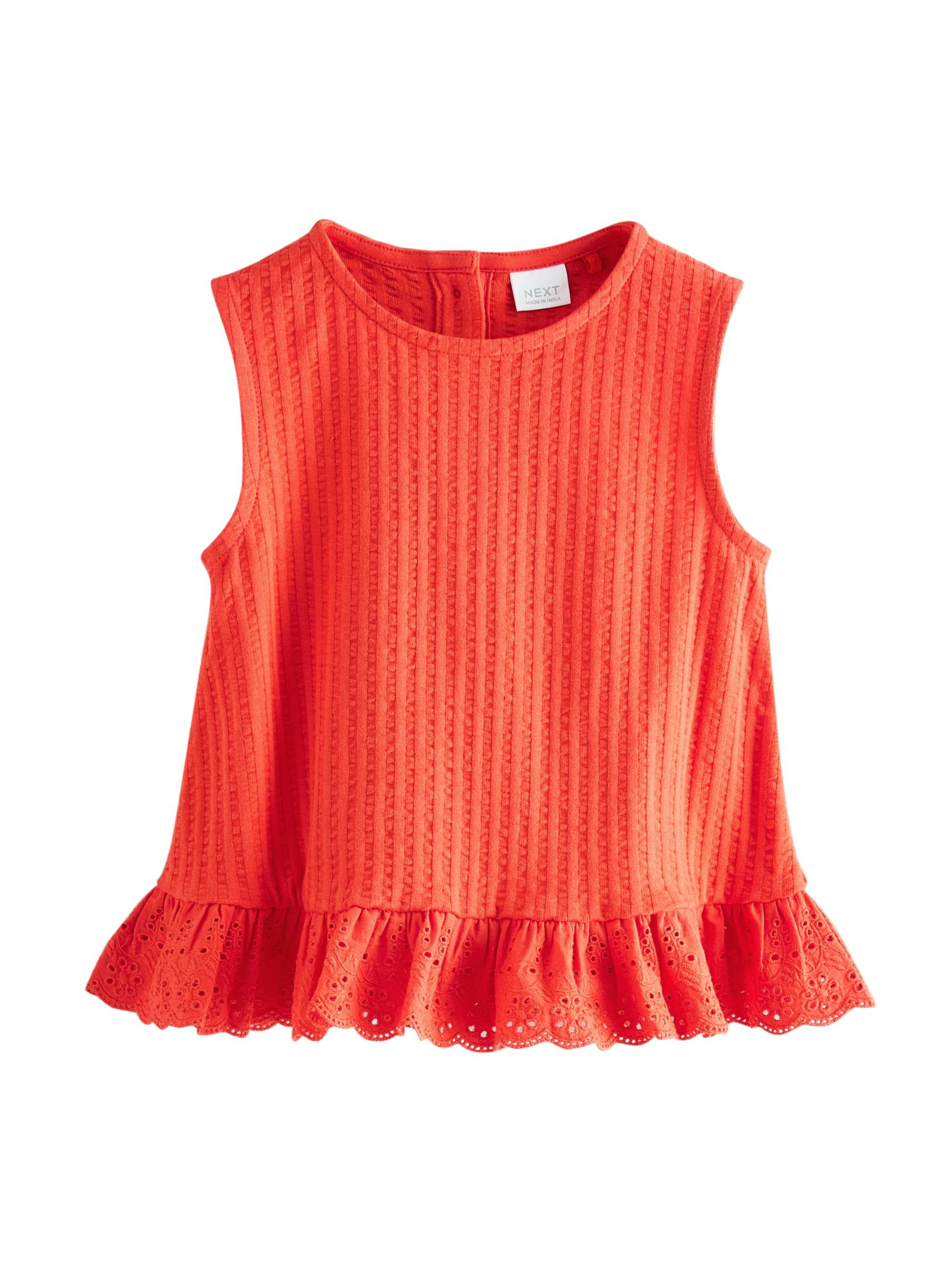 Top di Next in arancione: frontale