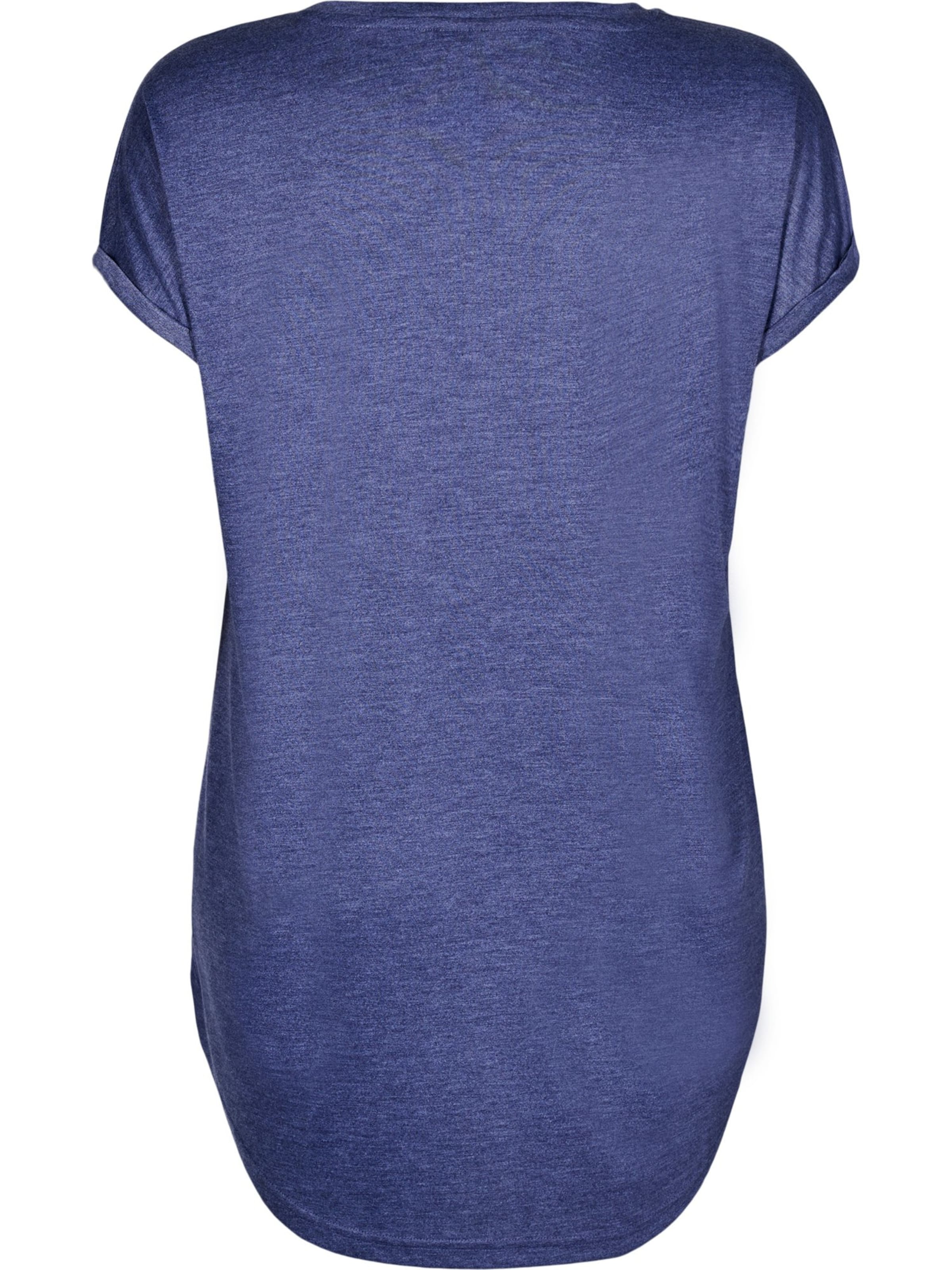 Zizzi Koszulka 'Malis' w kolorze niebieski