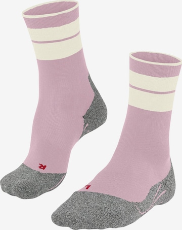 FALKE Athletic Socks 'TK Compression Stabilizing' in Pink: front