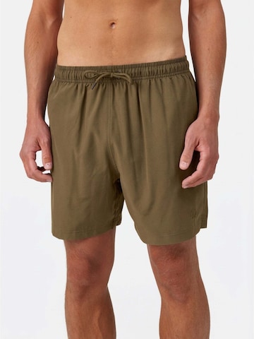 SNOCKS Swim Trunks in Green: front