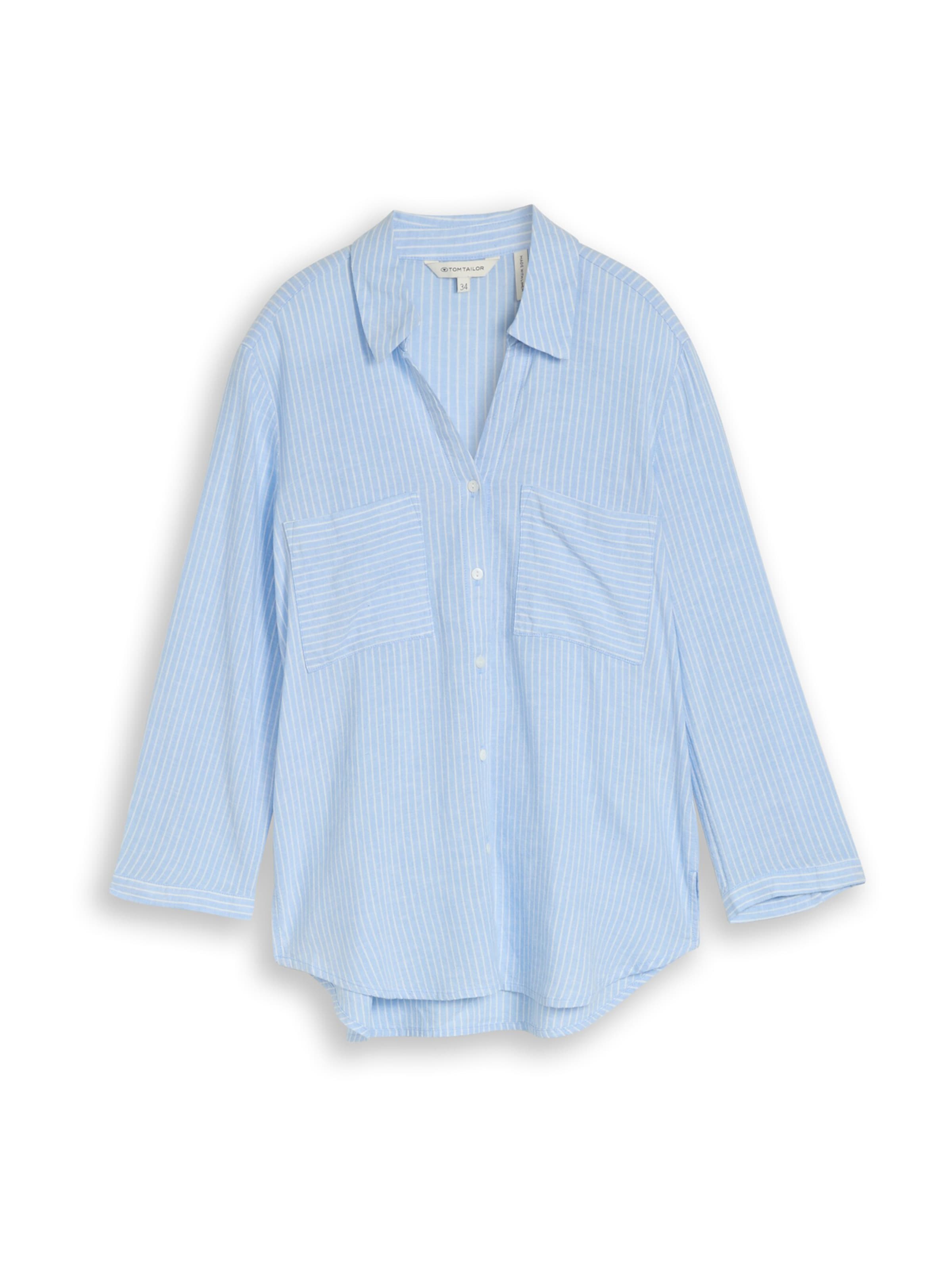 TOM TAILOR Блузка в Синий: спереди