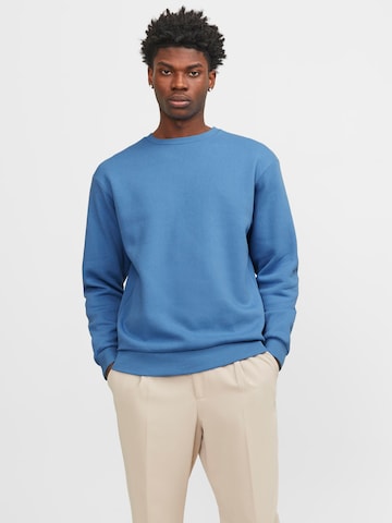 Sweat-shirt 'JJEBradley' JACK & JONES en bleu : devant