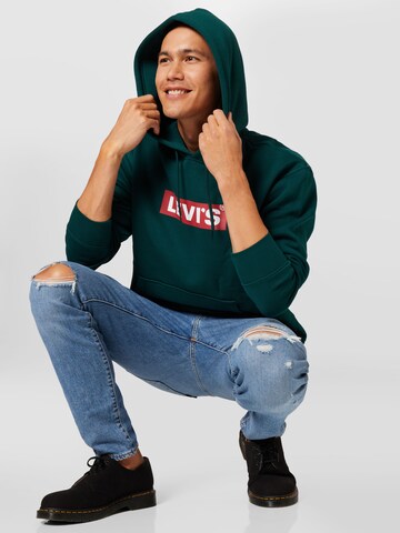 LEVI'S ® Regular fit Tréning póló 'Relaxed Graphic Hoodie' - zöld