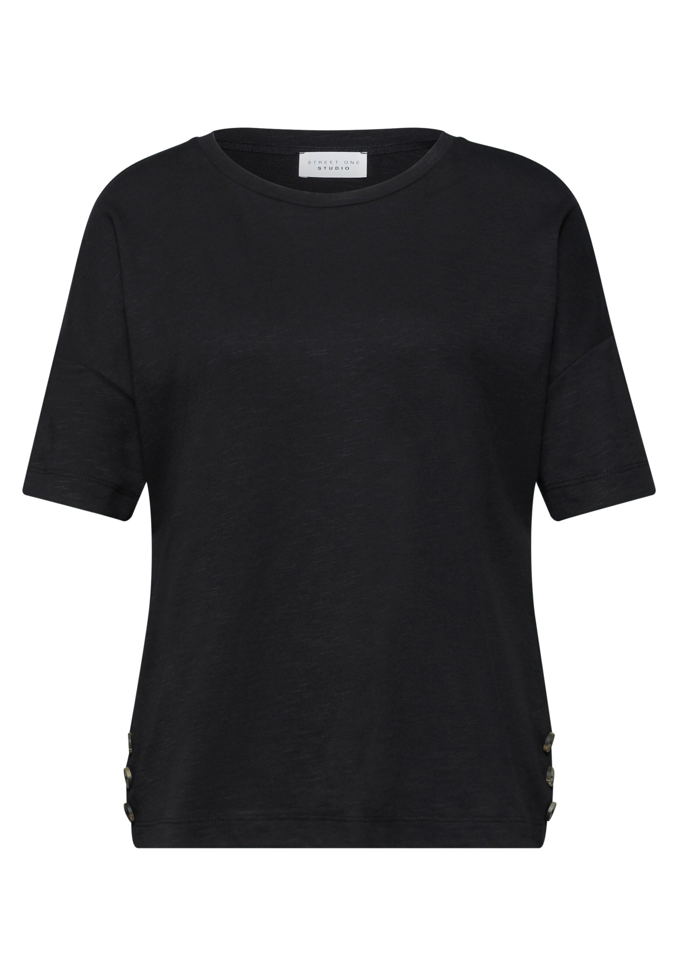 Street One Studio Shirt in Black: front