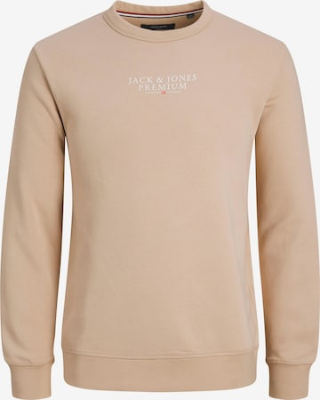 JACK & JONES Sweatshirt 'Archie' in Beige: voorkant