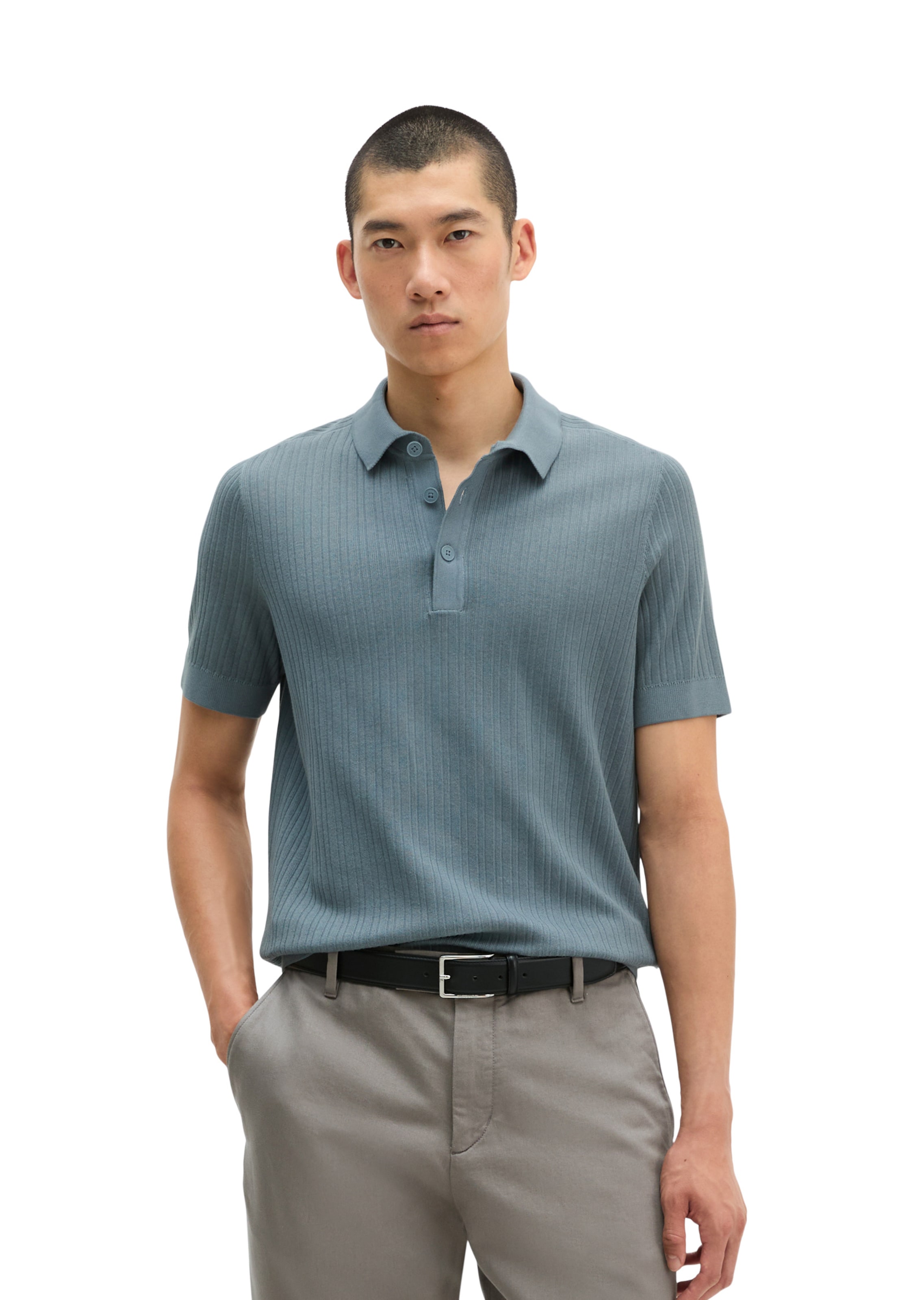 Marc O'Polo - Camiseta en gris: frente