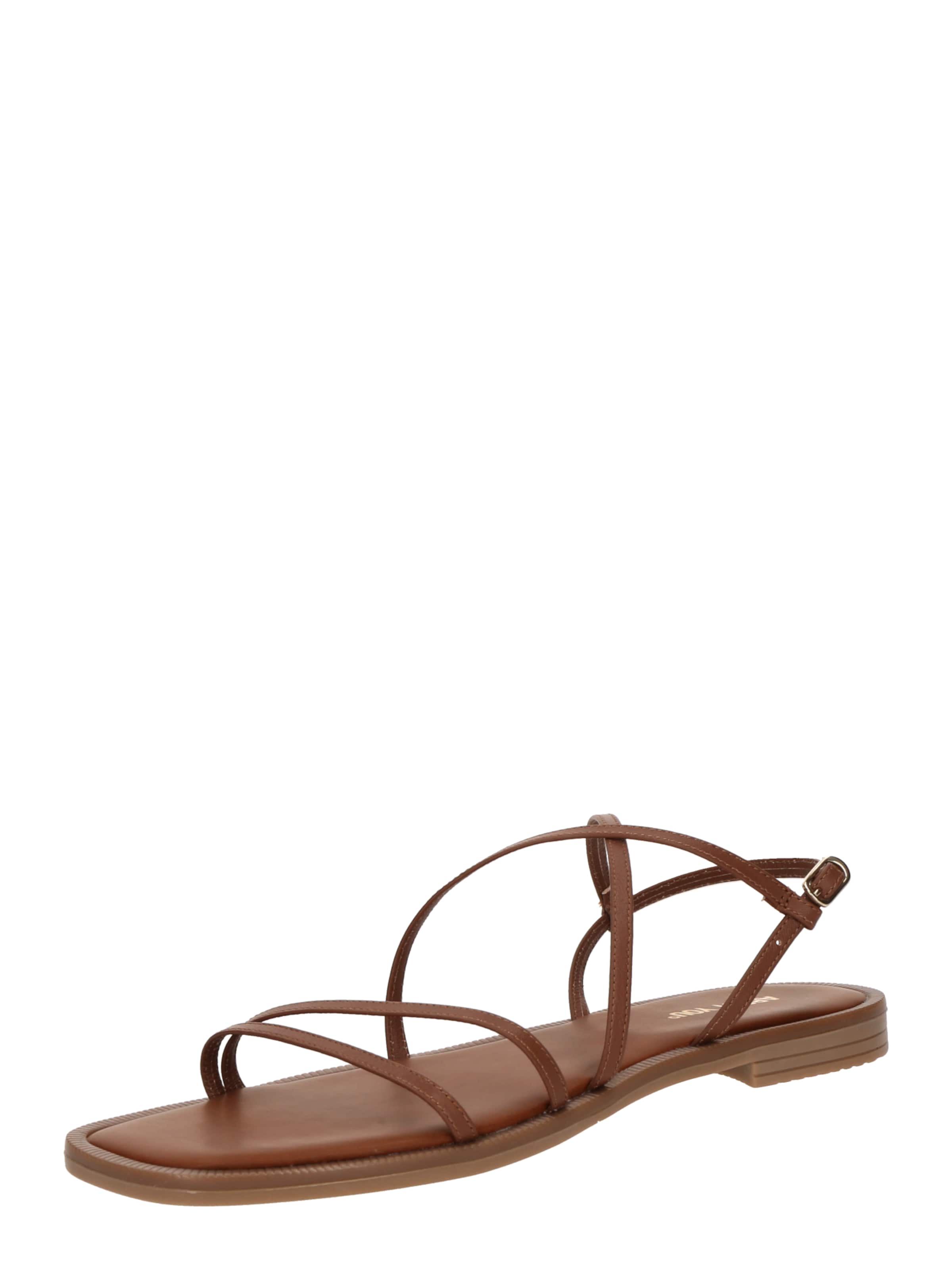 ABOUT YOU Strap Sandals &#x27;Melis&#x27; in Brown: front