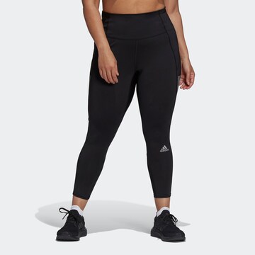 ADIDAS SPORTSWEAR Skinny Workout Pants 'Own The Run ' in Black