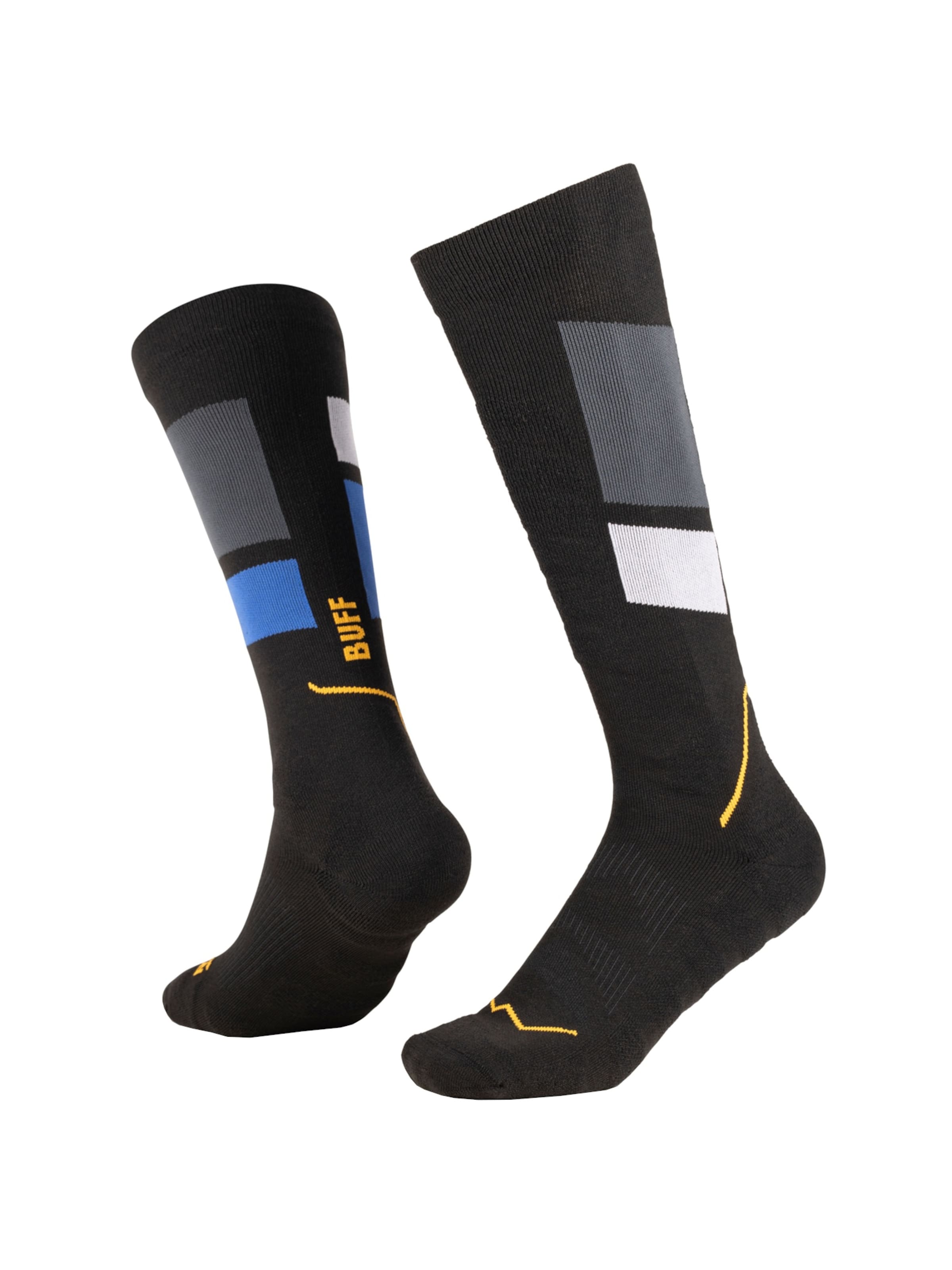 BUFF Socks 'BUFF Thermonet Over The Calf Socks' in Black: front