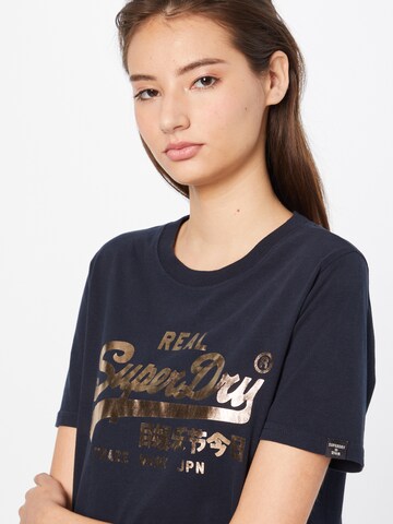 Superdry T-Shirt in Blau