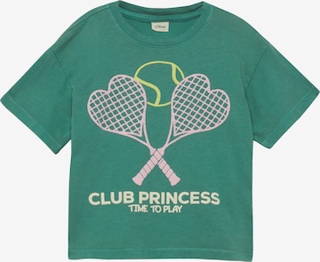 s.Oliver Shirt in Groen: voorkant