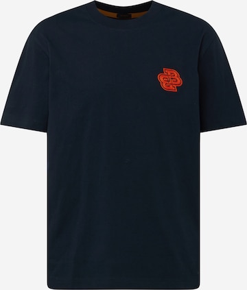 BOSS Orange Shirt 'Tevarsity' in Blue: front