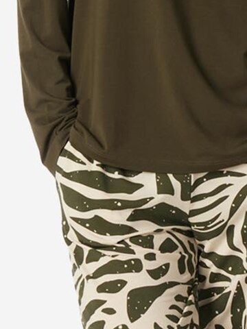 SCHIESSER Pajama 'Selected Premium' in Green