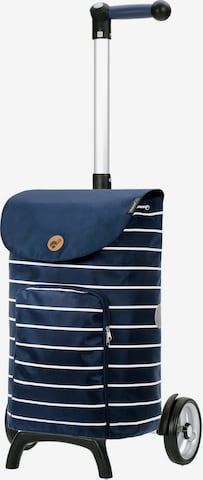 Andersen Shopper Trolley 'Mia' in Blauw: voorkant