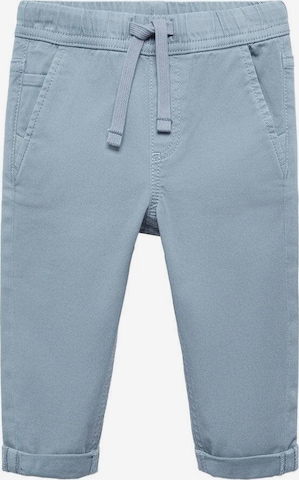 MANGO KIDS Regular Broek in Blauw: voorkant