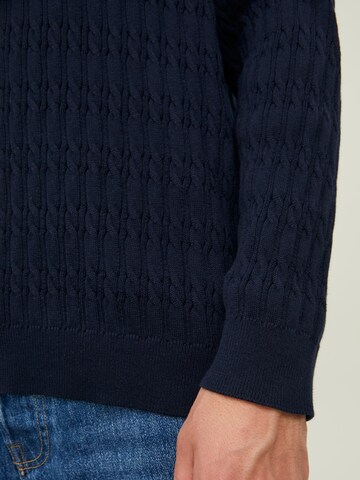 JACK & JONES Sweter 'Park' w kolorze niebieski