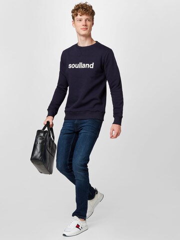 Soulland Sweatshirt in Blau