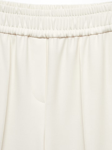 Wide Leg Pantalon à plis 'Pina' MANGO en beige