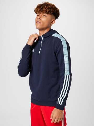 ADIDAS SPORTSWEAR Sportsweatshirt 'Tiro' in Blauw: voorkant