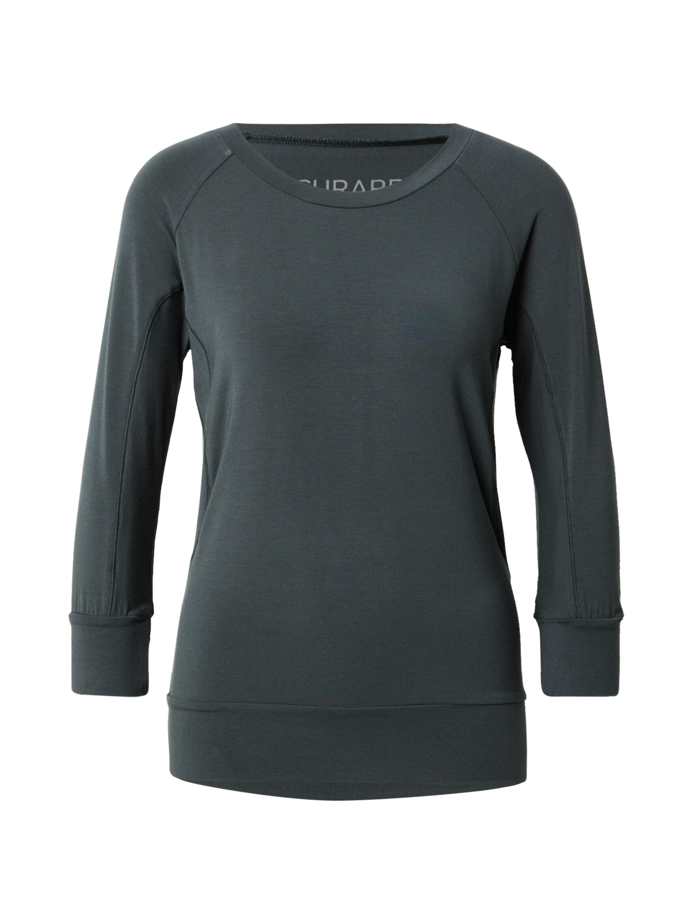 CURARE Yogawear Функциональная футболка 'Flow' в Зеленый: спереди