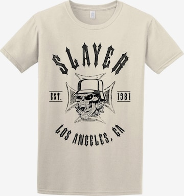 T-Shirt 'Slayer EST.1981 T-Shirt' Slayer en blanc : devant