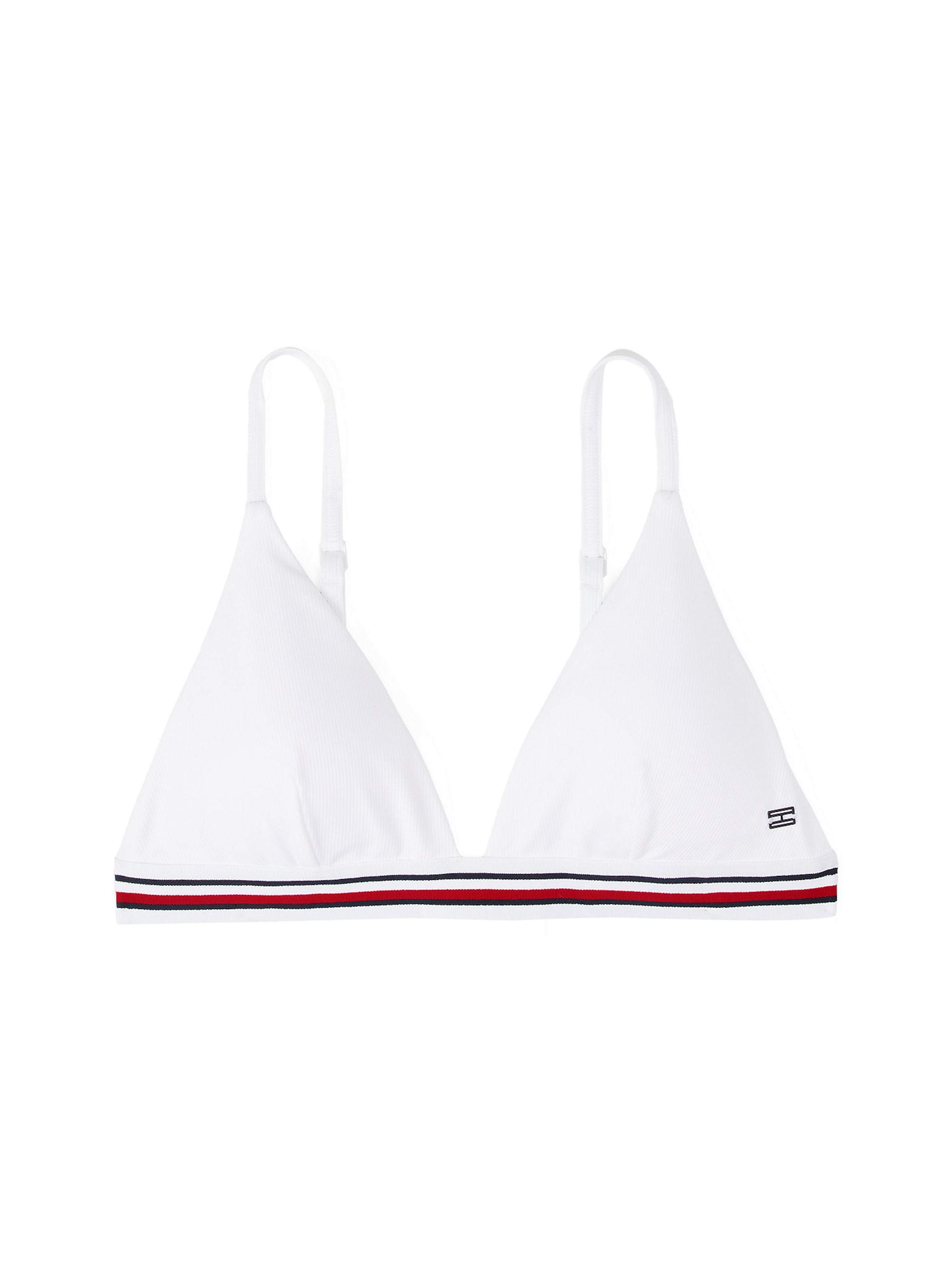Tommy Hilfiger Underwear Bikinitop in Weiß: Vorderseite
