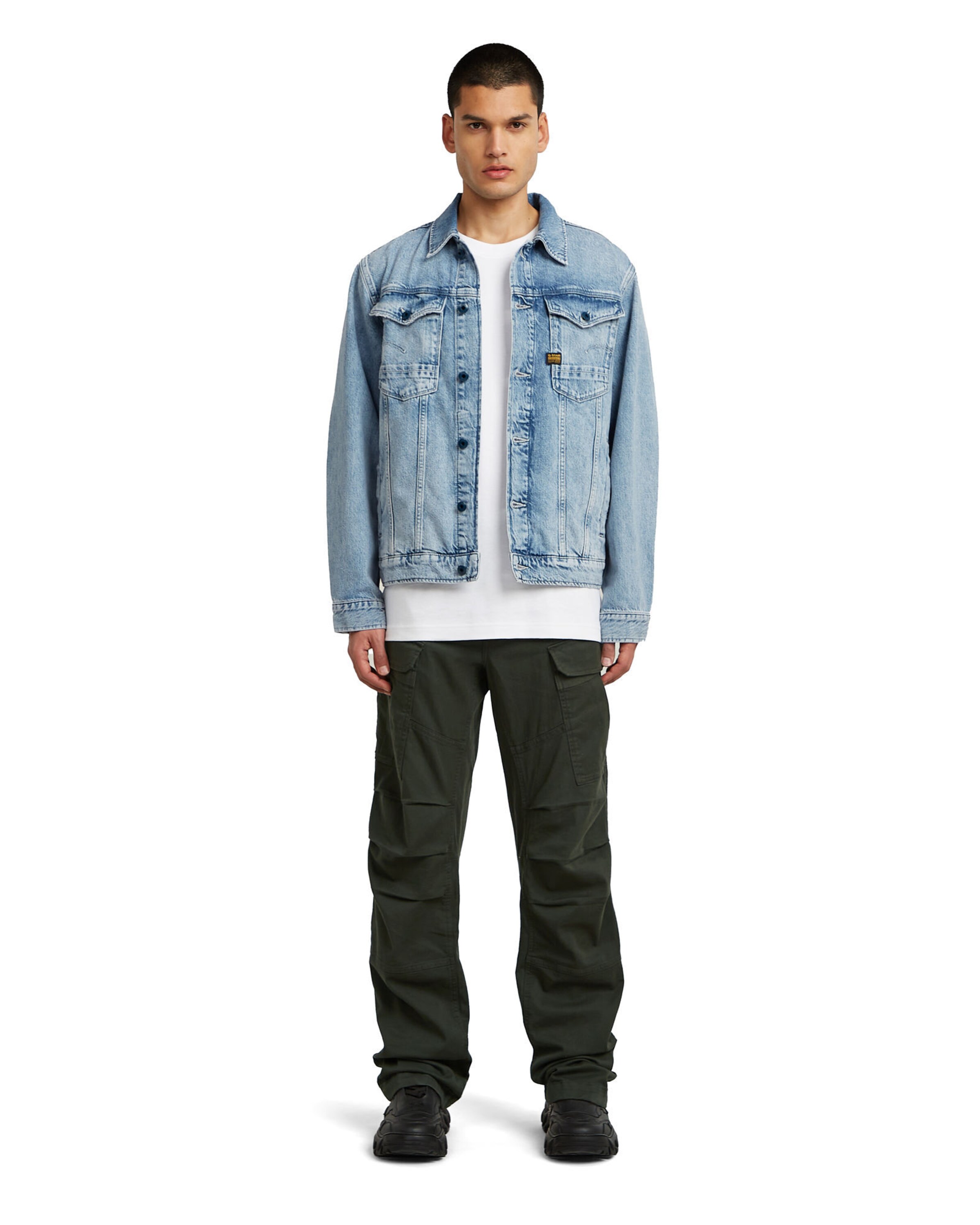 G-STAR Regular Cargobroek in Grijs