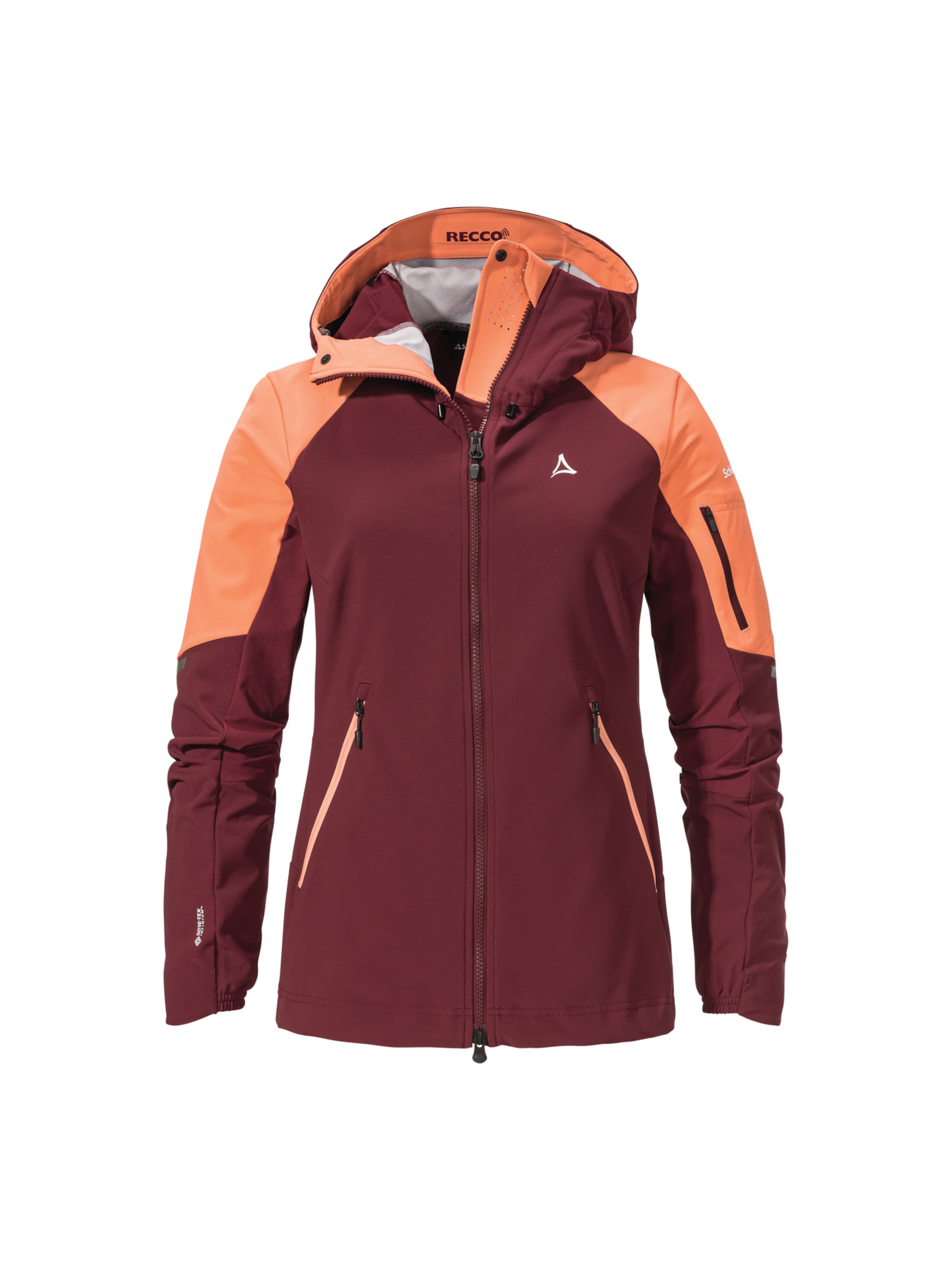 Schöffel Outdoorjas 'Softshell Jacket Kals L' in Rood: voorkant