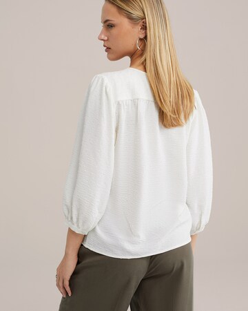 WE Fashion Bluse i hvid