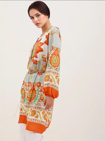 Bigdart Dress in Orange