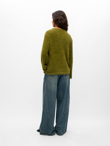 OBJECT Sweater 'OBJLINDA' in Green