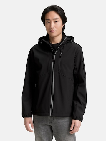 Veste mi-saison TOM TAILOR en noir : devant