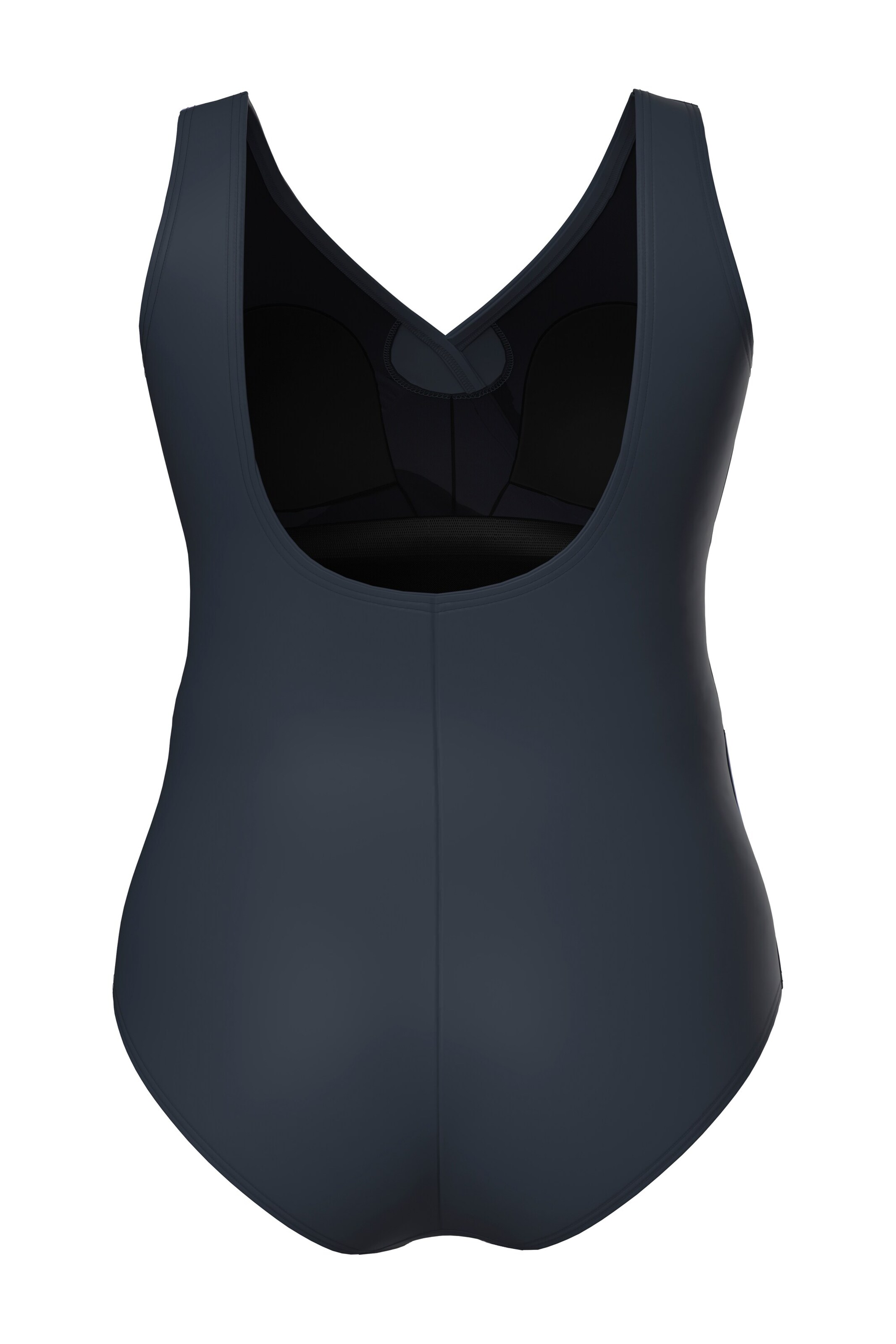 Ulla Popken Triangel Badpak in Blauw