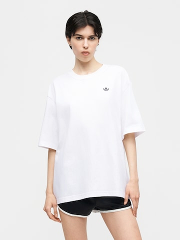 ADIDAS ORIGINALS - Camiseta talla grande 'Essential' en blanco: frente