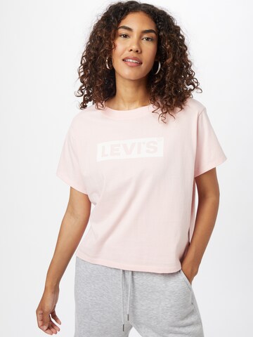 rožinė LEVI'S ® Marškinėliai 'Graphic Varsity Tee': priekis