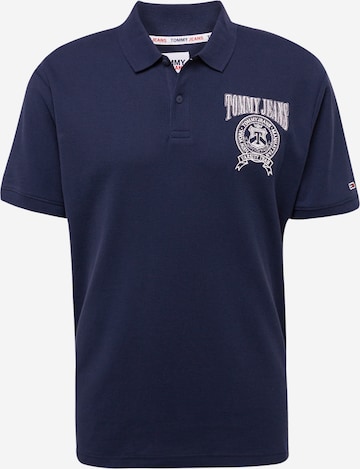 Tommy Jeans Poloshirt 'TVARSITY' in Blau: predná strana