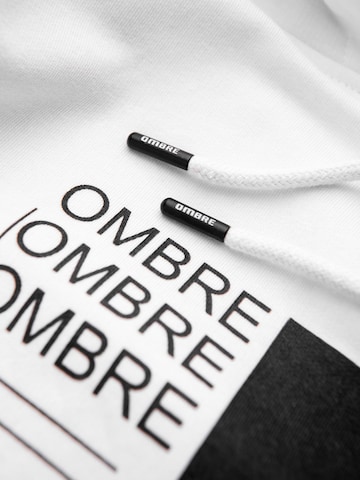 Ombre Sweatshirt in White