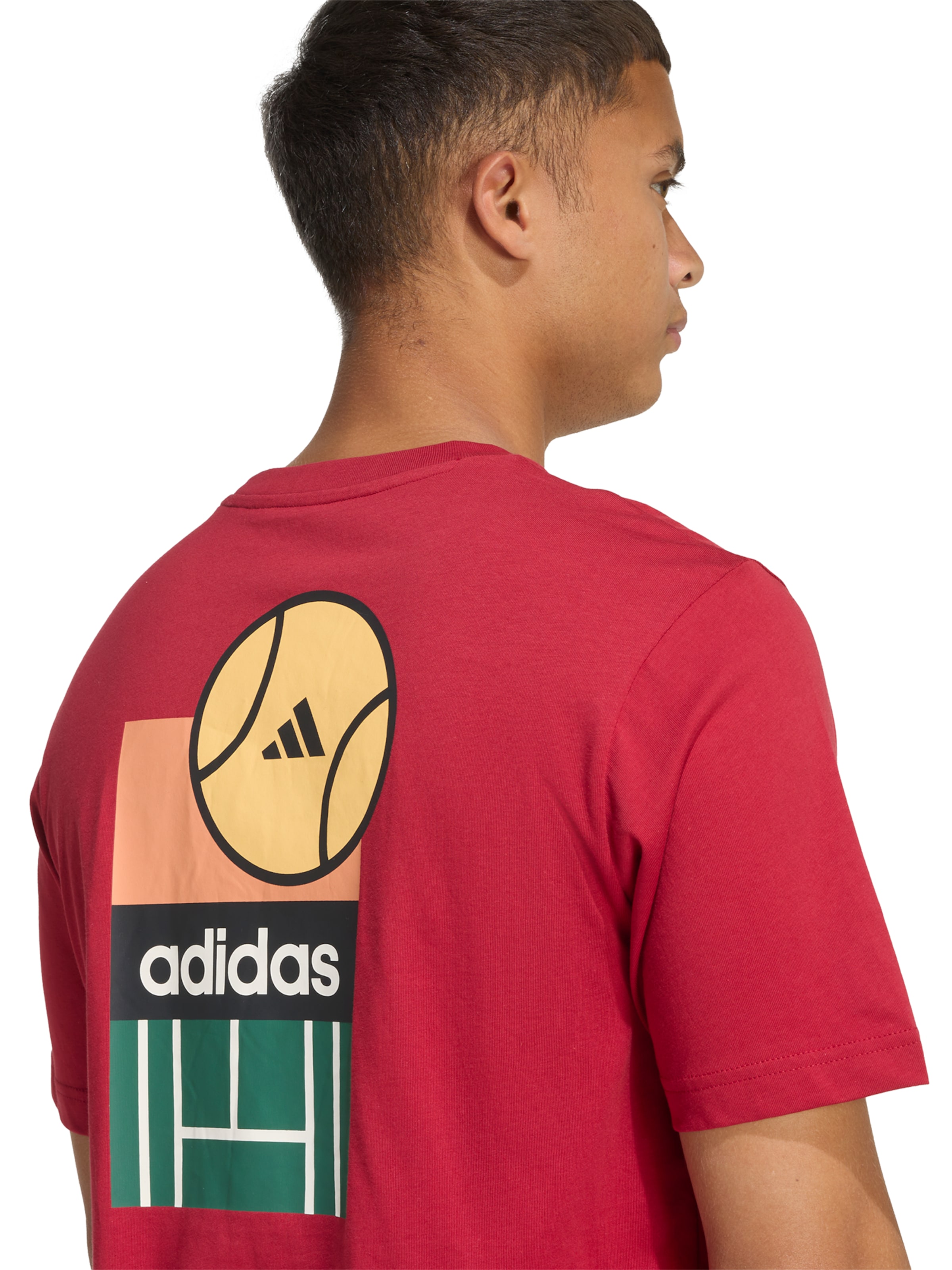 ruda ADIDAS SPORTSWEAR Sportiniai marškinėliai 'MOS POSTER'