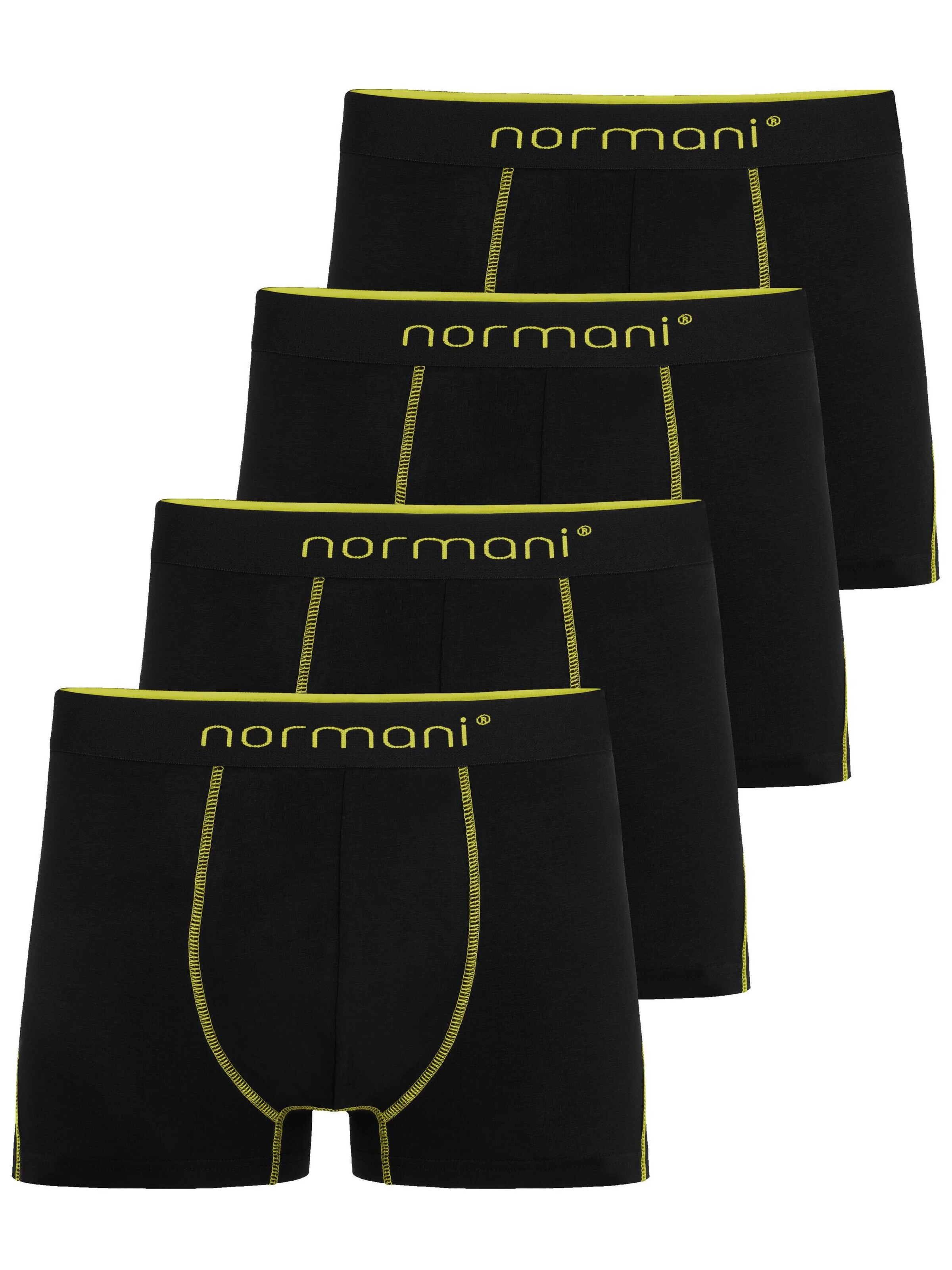 Boxers normani en noir : devant