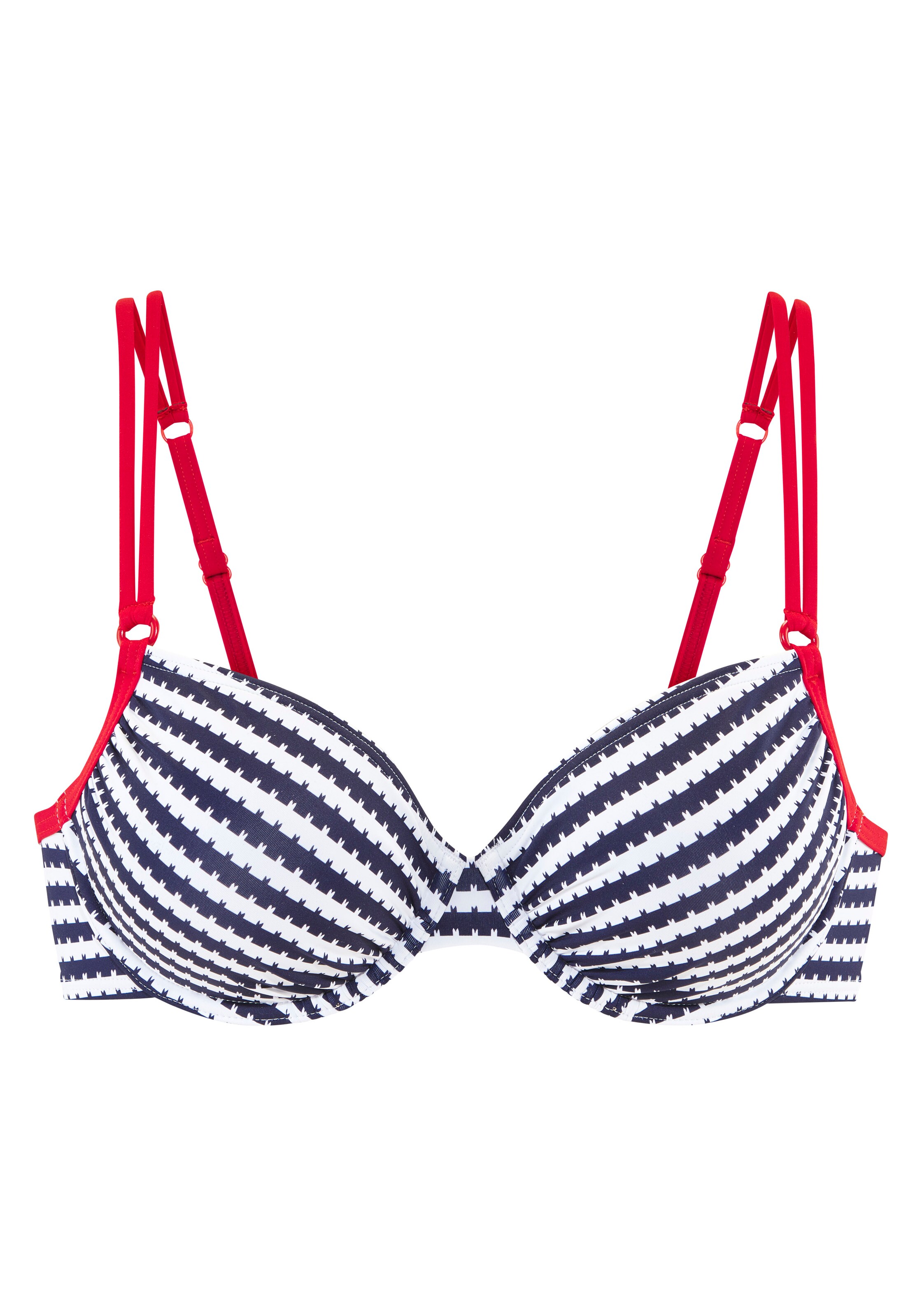 s.Oliver Minimizer Bikinitop in Blau: Vorderseite