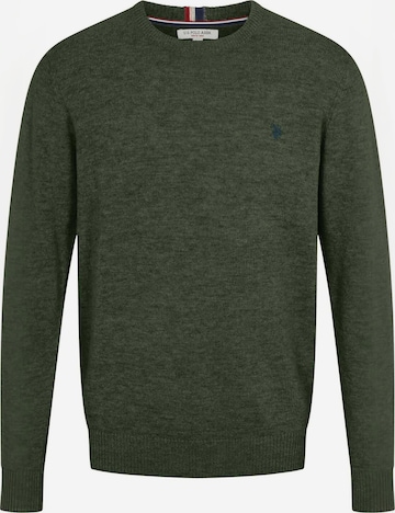 U.S. POLO ASSN. Trui ' UMKetil ' in Groen: voorkant
