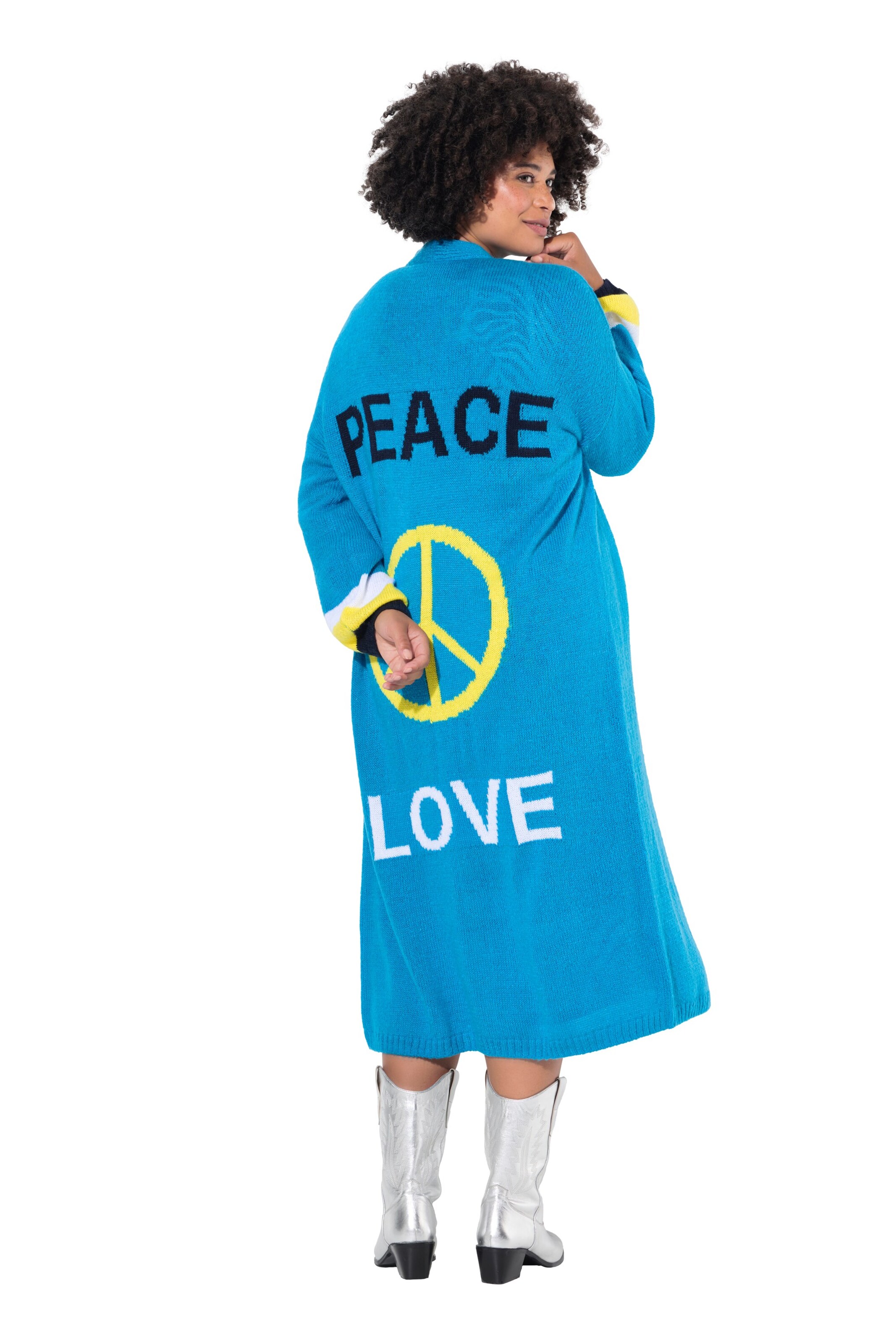 Angel of Style Knit cardigan in Blue